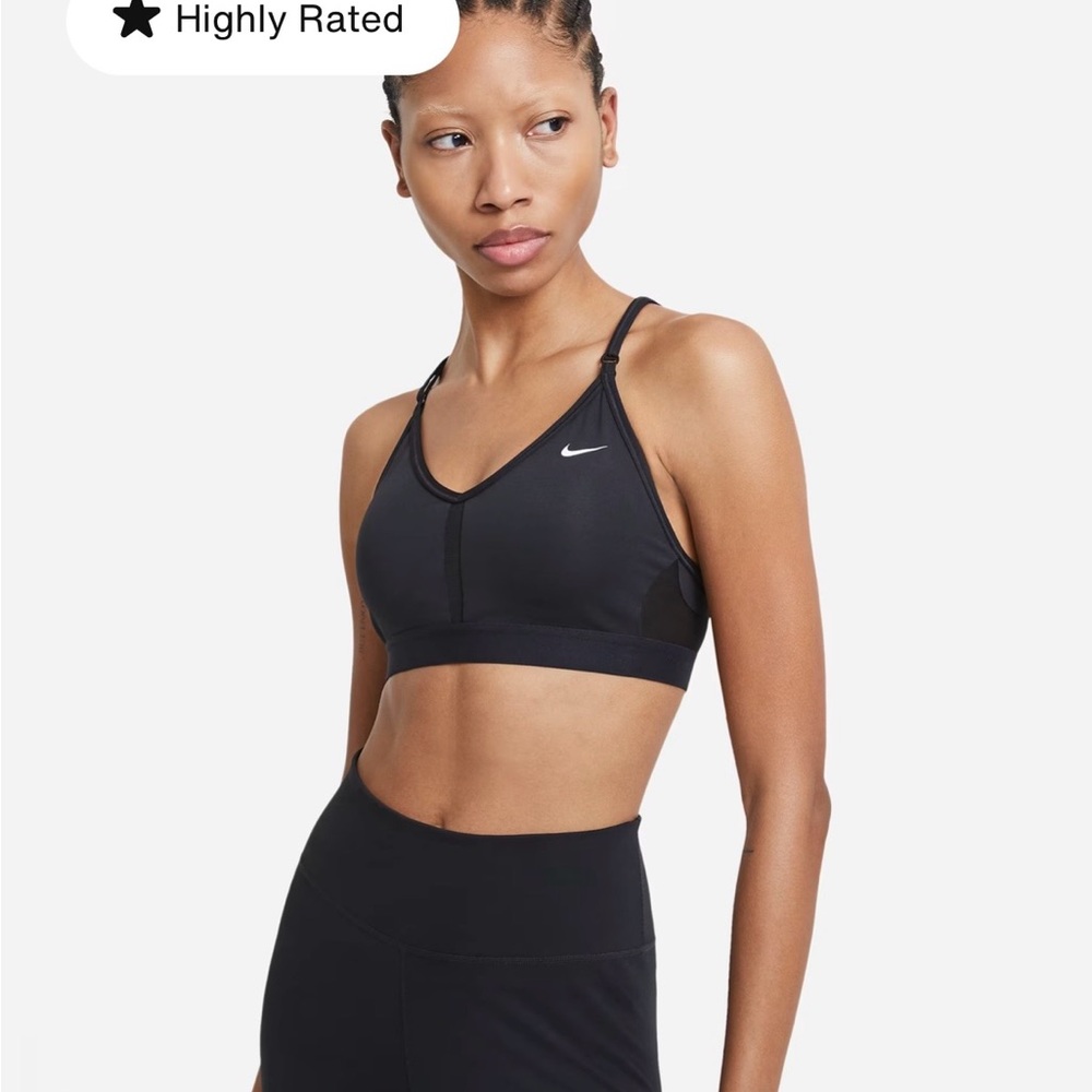 Nike Women's Black Strappy Sports Bra